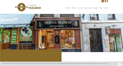 Desktop Screenshot of hostal-madrid.info